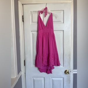 hot pink spring/ summer dress